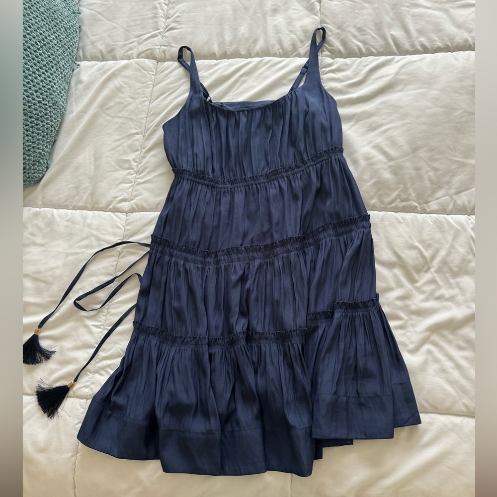 Ramy Brook Sleeveless Dress with Tassels